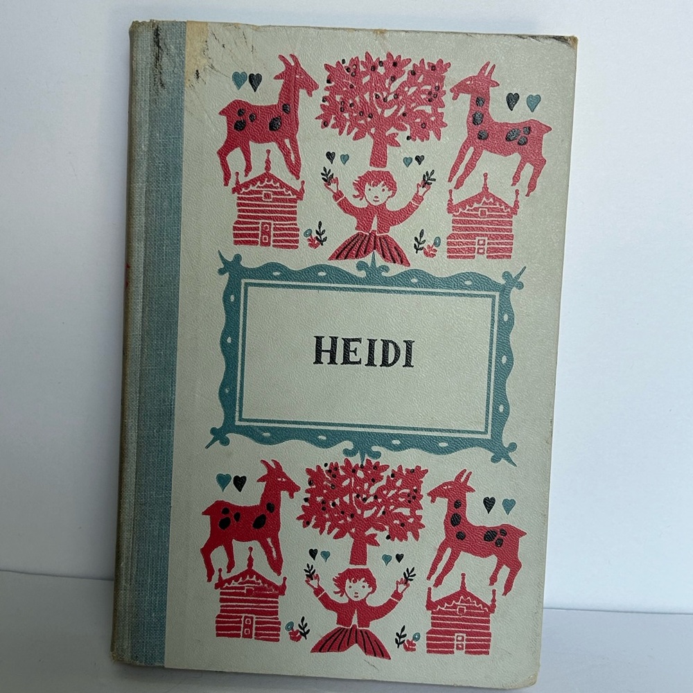 JUNIOR DELUXE EDITIONS Heidi, (1954) Hardcover book